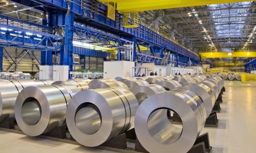 Grote metalen rollen